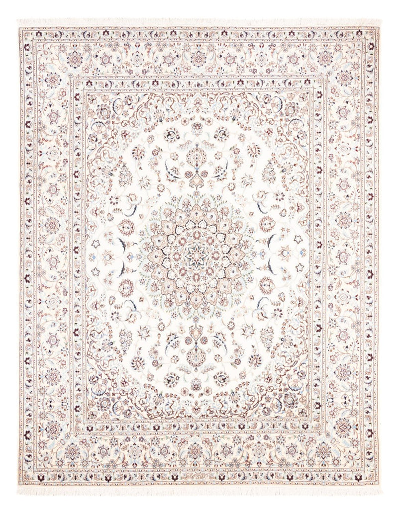 Perský koberec - Nain - Premium - 255 x 204 cm - krémová