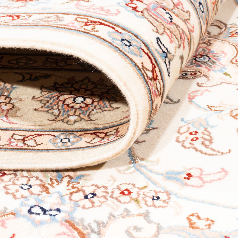 Perský koberec - Tabríz - 178 x 121 cm - krémová