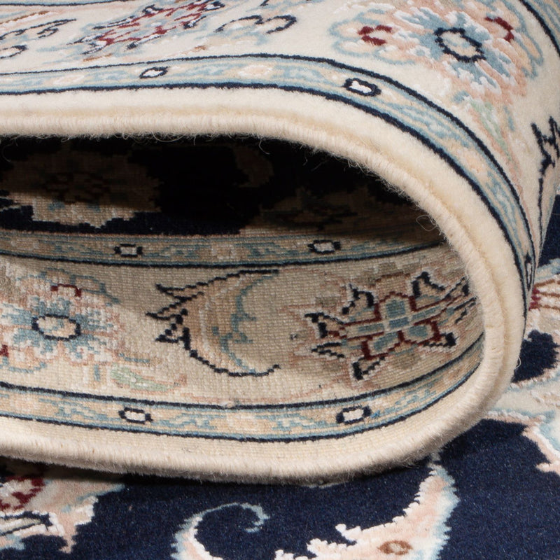 Perský koberec - Nain - Premium - 122 x 80 cm - tmavě modrá