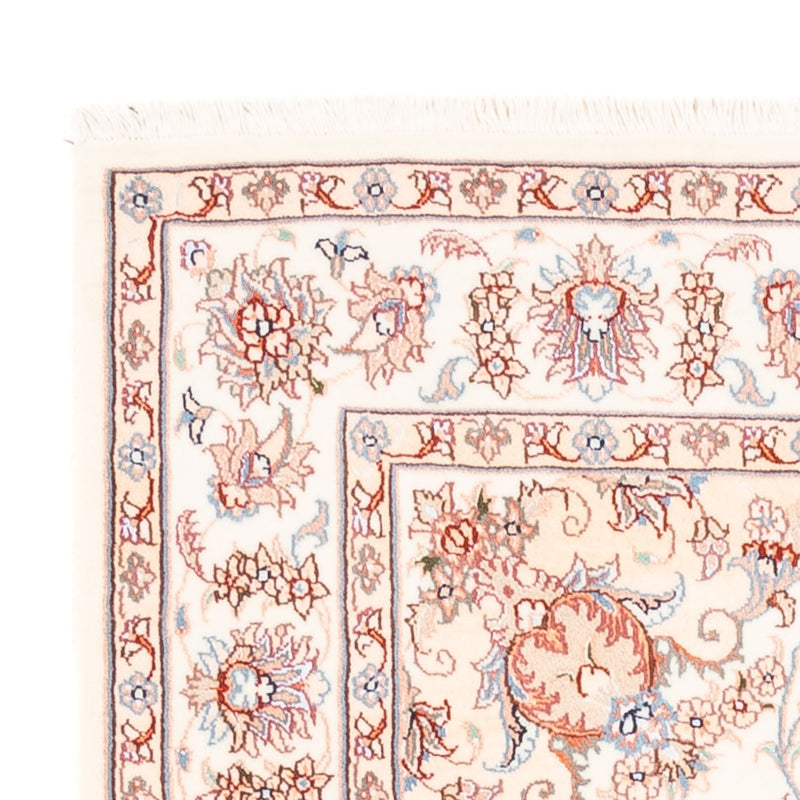 Perský koberec - Tabríz - 176 x 118 cm - krémová