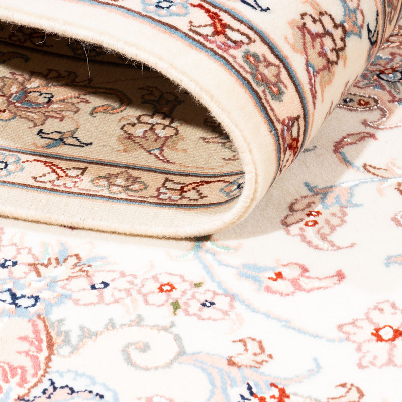 Perský koberec - Tabríz - 176 x 118 cm - krémová