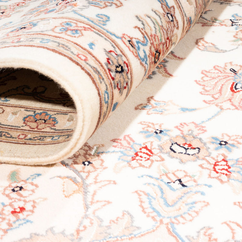 Perský koberec - Tabríz - Královský - 232 x 169 cm - krémová