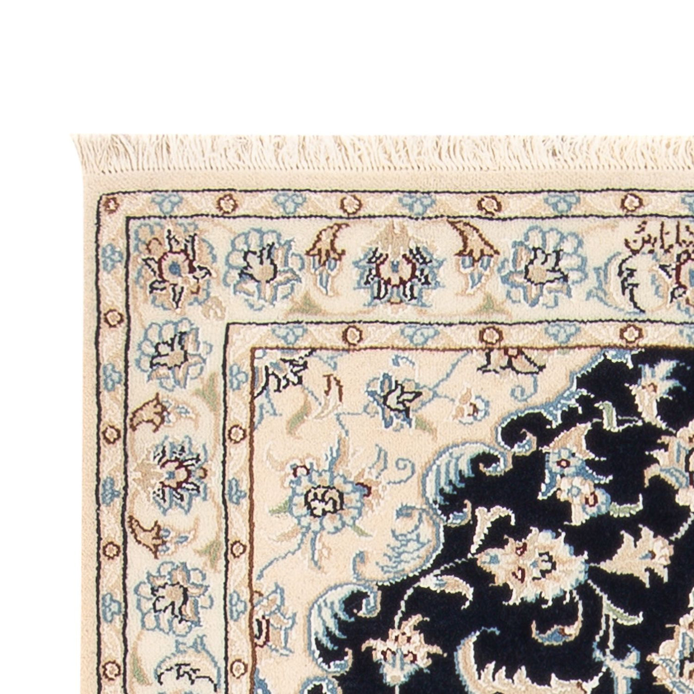 Perský koberec - Nain - Premium - 138 x 82 cm - tmavě modrá