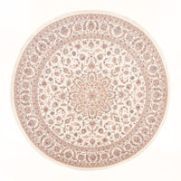 Perský koberec - Tabríz - Královský kulatý  - 250 x 250 cm - krémová – product image