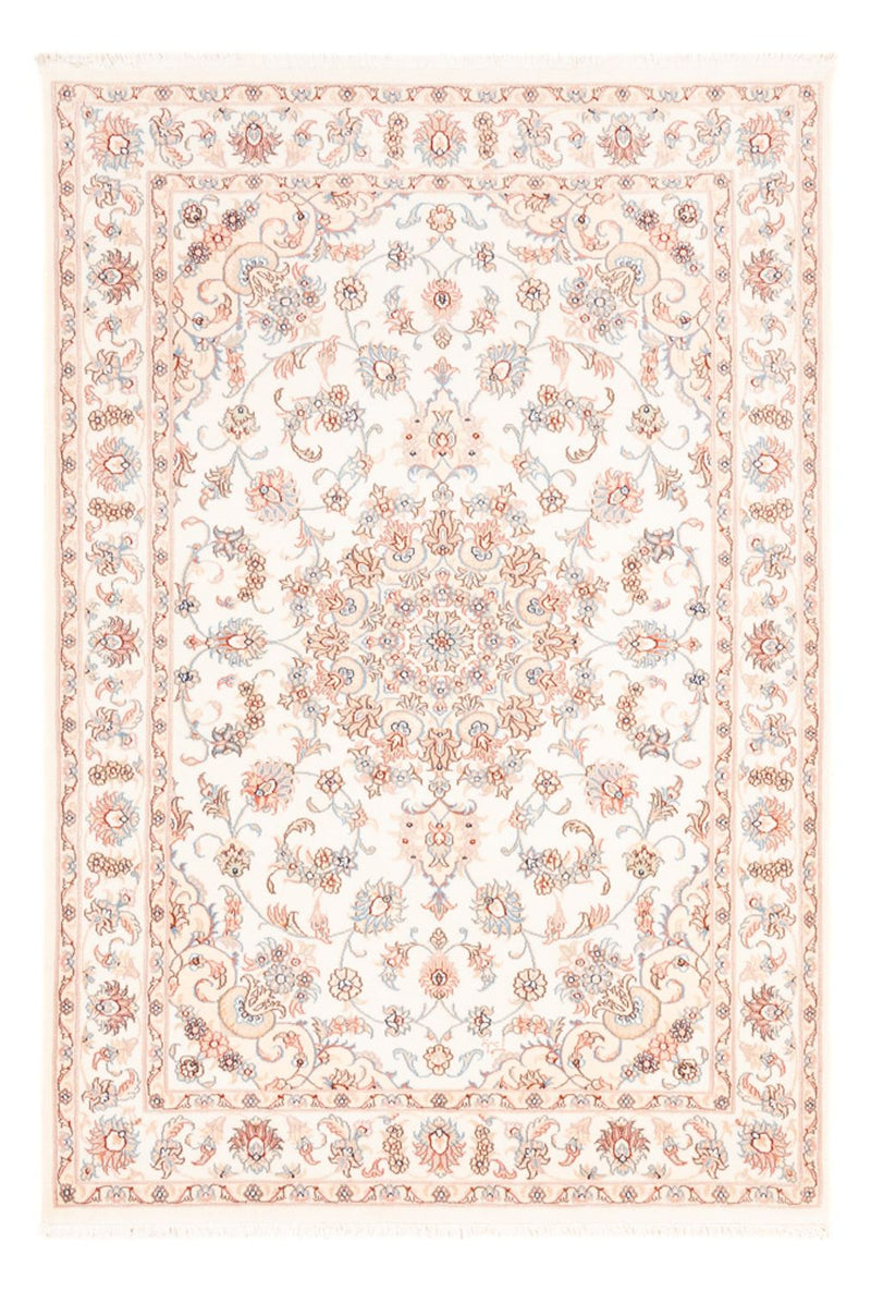 Perský koberec - Tabríz - 176 x 122 cm - krémová