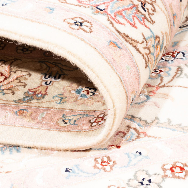 Perský koberec - Tabríz - 157 x 108 cm - krémová