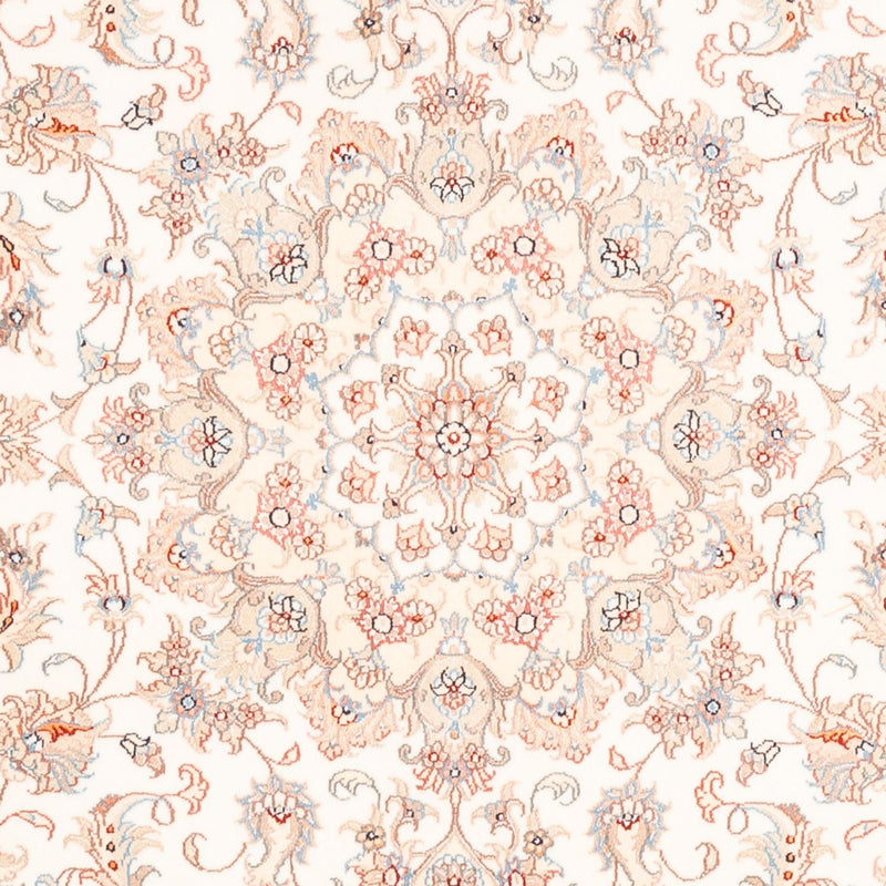 Perský koberec - Tabríz - 200 x 150 cm - krémová