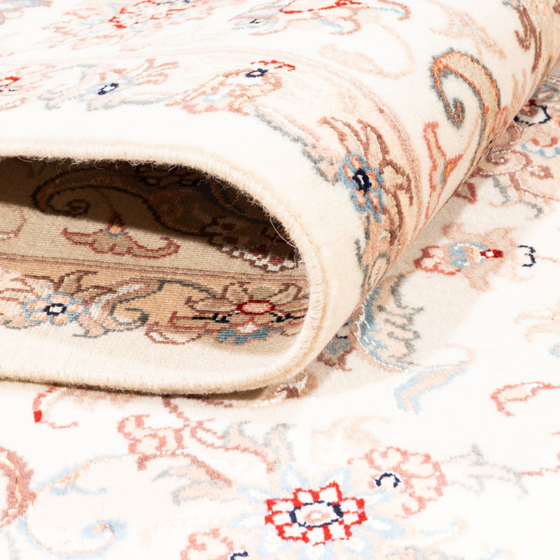 Perský koberec - Tabríz - 200 x 150 cm - krémová