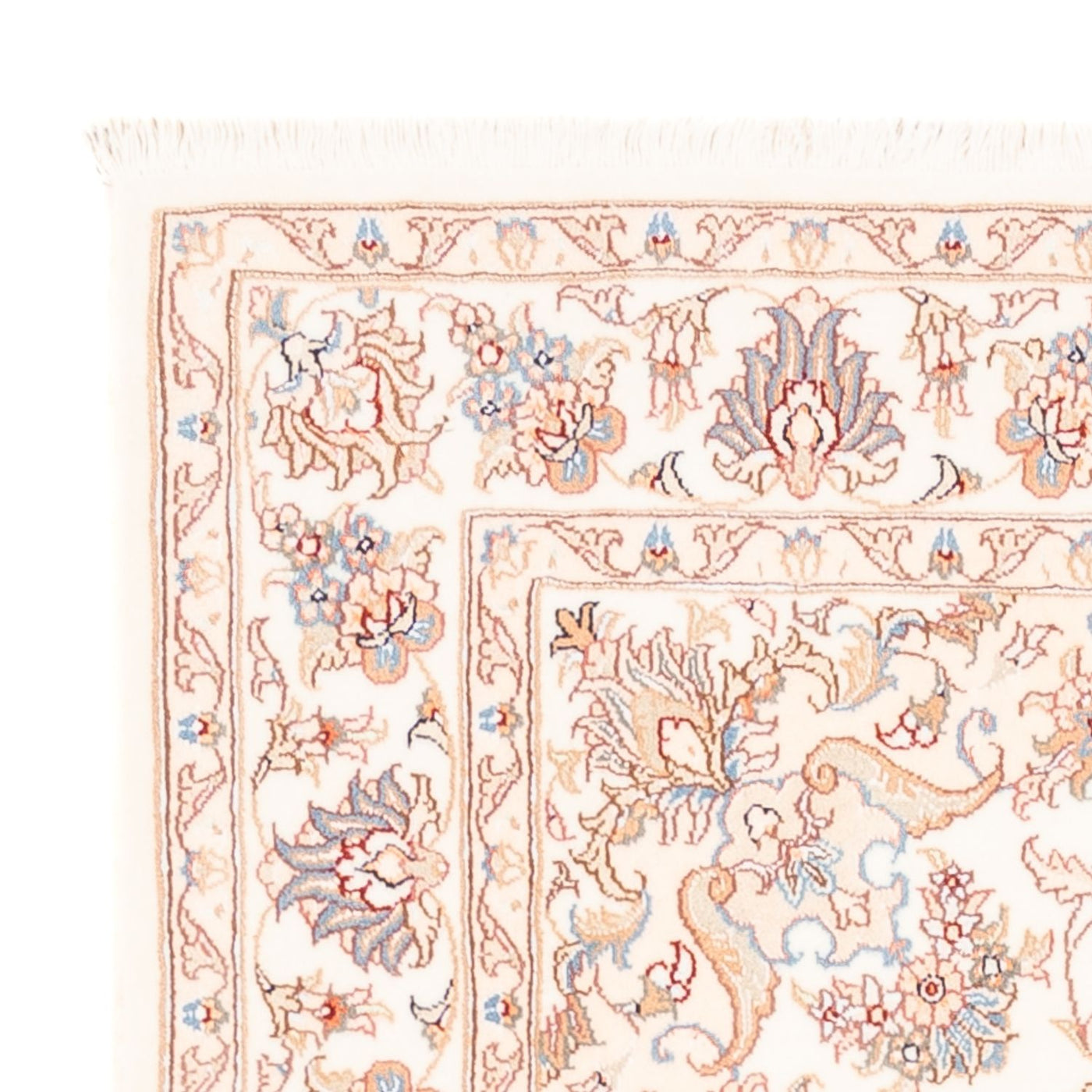 Perský koberec - Tabríz - 177 x 118 cm - krémová