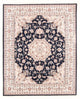 Perský koberec - Tabríz - Královský - 250 x 198 cm - tmavě modrá