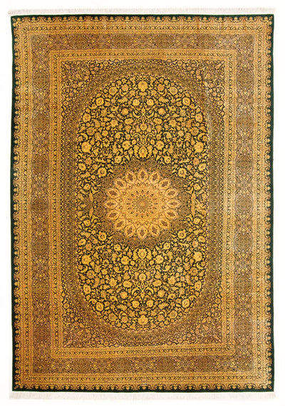 Qom hedvábí Koberec 196x294cm - Perský koberec