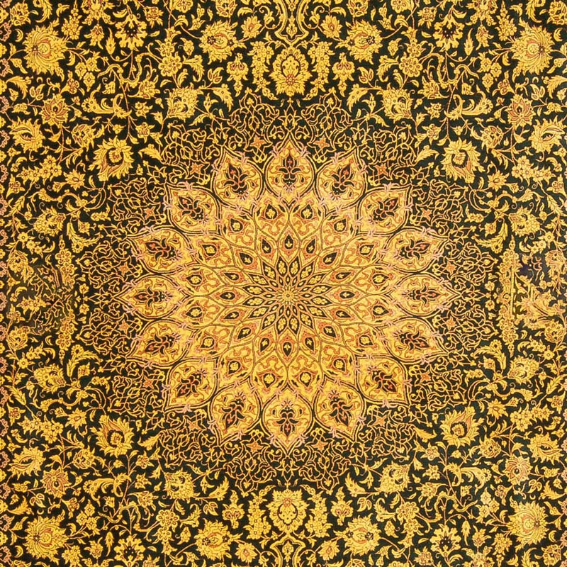 Qom hedvábí Koberec 196x294cm - Perský koberec