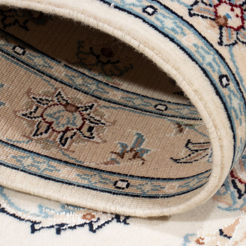 Perský koberec - Nain - Premium - 122 x 81 cm - krémová