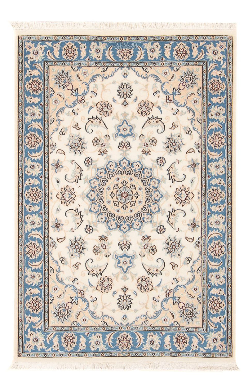 Perský koberec - Nain - Premium - 122 x 82 cm - krémová