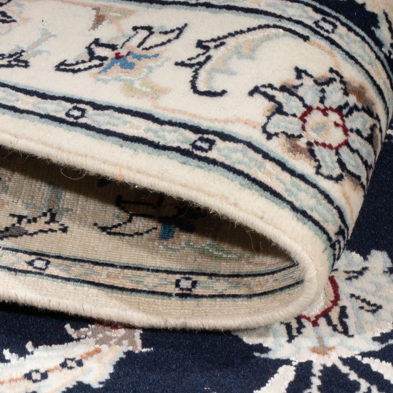 Perský koberec - Nain - Premium - 116 x 80 cm - tmavě modrá