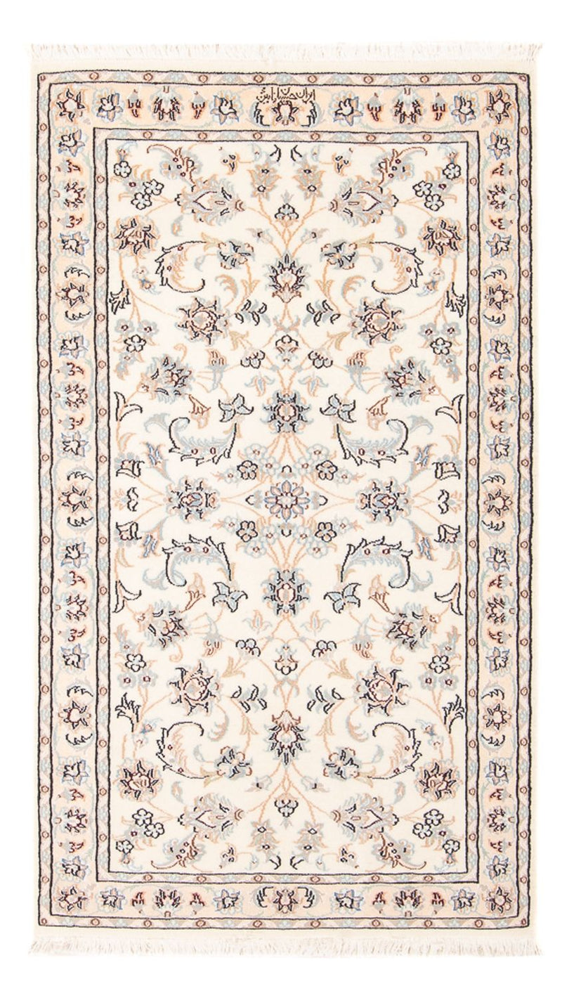 Perský koberec - Nain - Premium - 138 x 73 cm - krémová
