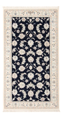 Perský koberec - Nain - Premium - 138 x 75 cm - tmavě modrá – product image