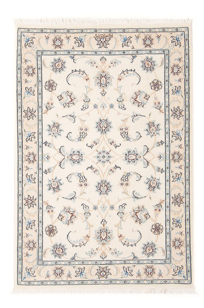 Perský koberec - Nain - Premium - 117 x 78 cm - krémová