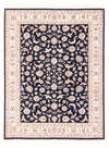 Tabriz - 50 Raj Koberec 149x197cm - Perský koberec - Obdélníkový / Tmavě modrá / 149 x 197 cm Obdélníkový