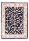Tabriz - 50 Raj Koberec 150x201cm - Perský koberec - Obdélníkový / Tmavě modrá / 150 x 201 cm Obdélníkový