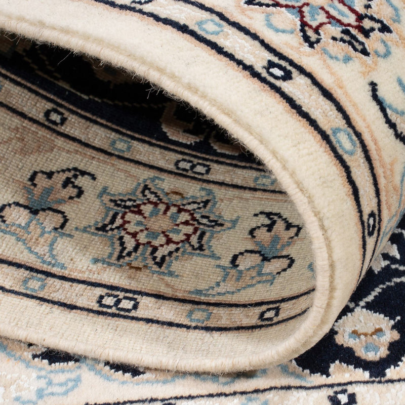 Perský koberec - Nain - Premium - 123 x 83 cm - tmavě modrá