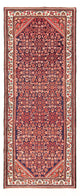 Runner Perský koberec - Nomádský - 315 x 122 cm - tmavě modrá