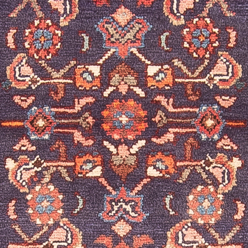 Runner Perský koberec - Nomádský - 305 x 104 cm - tmavě modrá