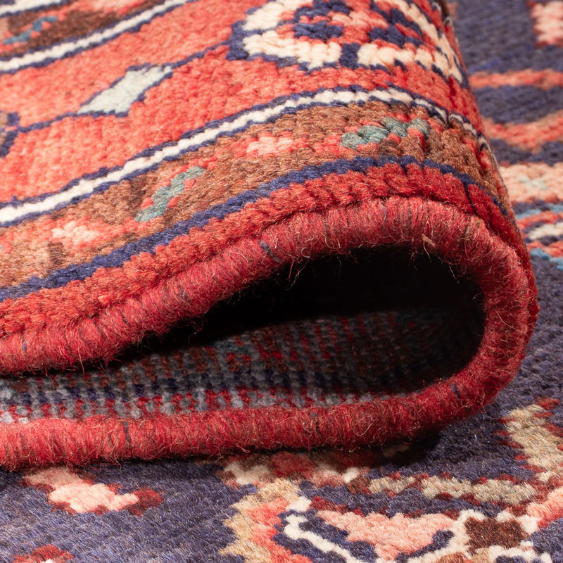 Runner Perský koberec - Nomádský - 305 x 104 cm - tmavě modrá