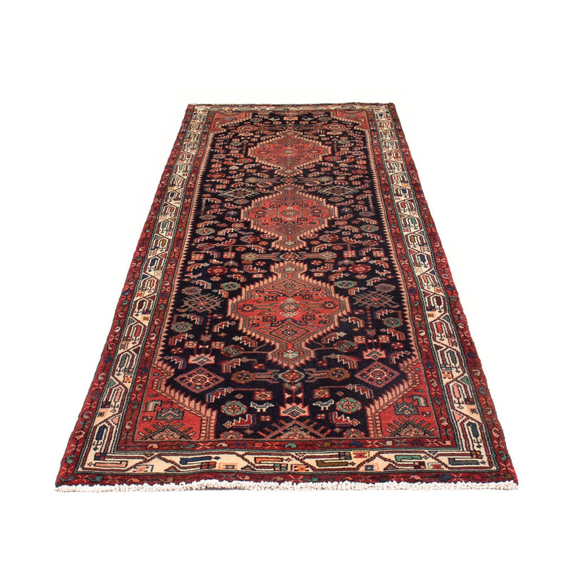 Runner Perský koberec - Nomádský - 307 x 97 cm - tmavě modrá