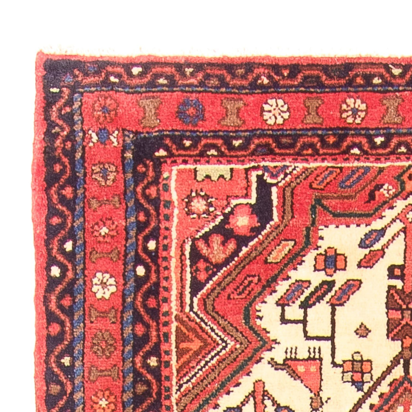 Runner Perský koberec - Nomádský - 297 x 100 cm - krémová