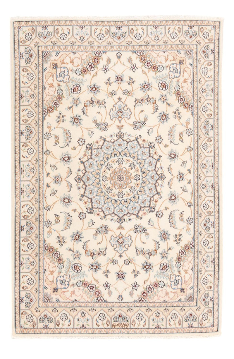 Perský koberec - Nain - Premium - 153 x 106 cm - krémová