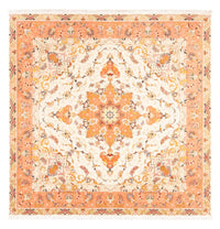Perský koberec - Tabríz - Královský čtvercový  - 205 x 203 cm - krémová – product image