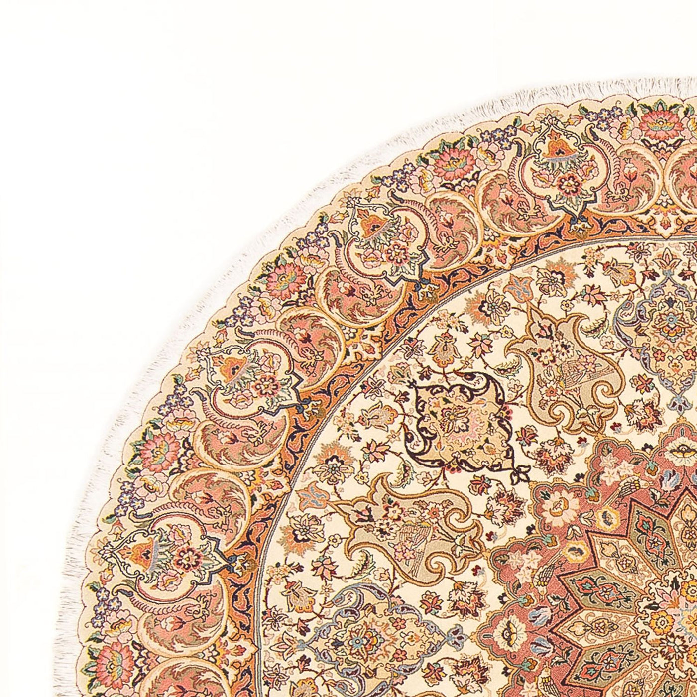 Tabriz - 50 Raj Koberec 200x200cm - Perský koberec