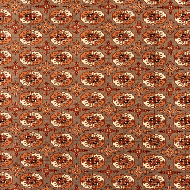Turkamanský koberec 205x305cm - Perský koberec - tmavě béžová