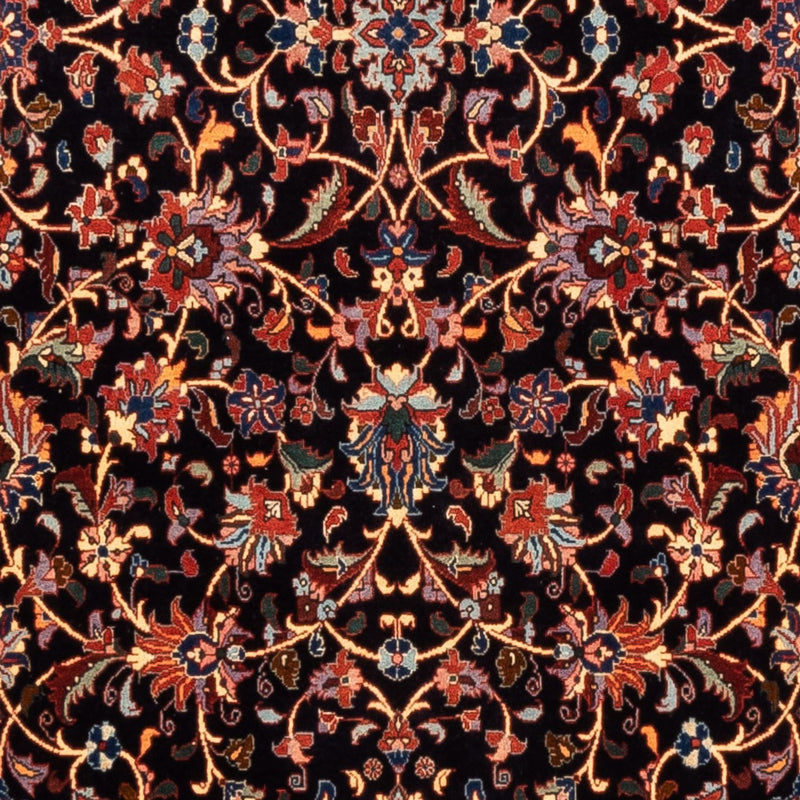 Perský koberec - Bijar čtvercový  - 250 x 248 cm - tmavě modrá