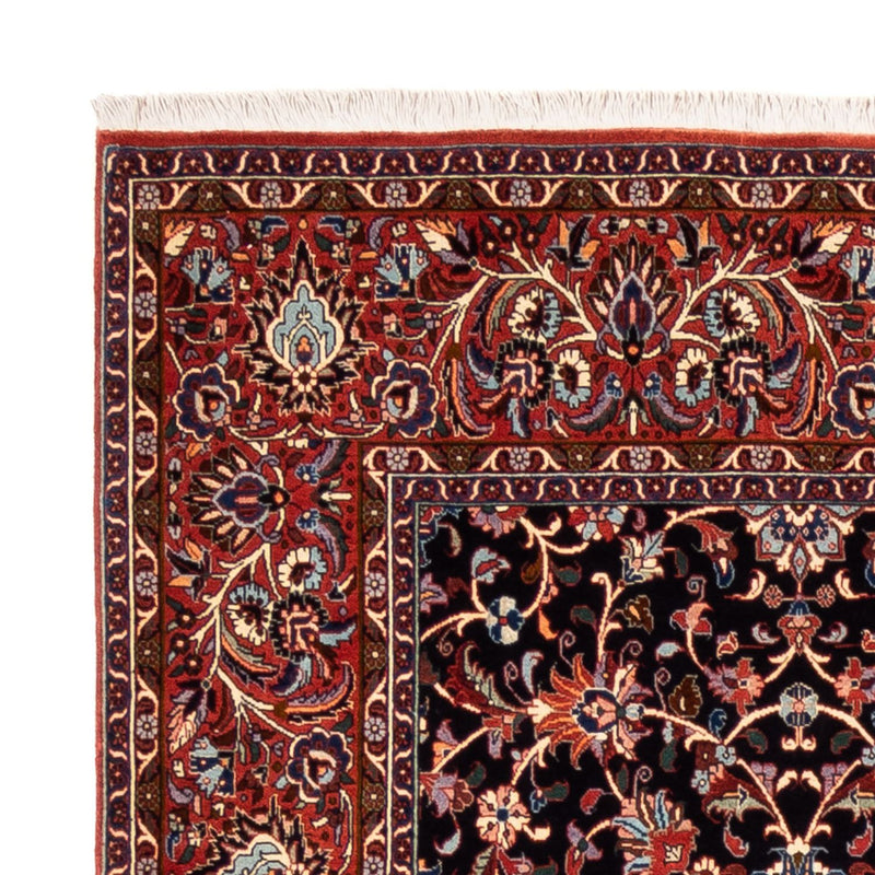 Perský koberec - Bijar čtvercový  - 250 x 248 cm - tmavě modrá