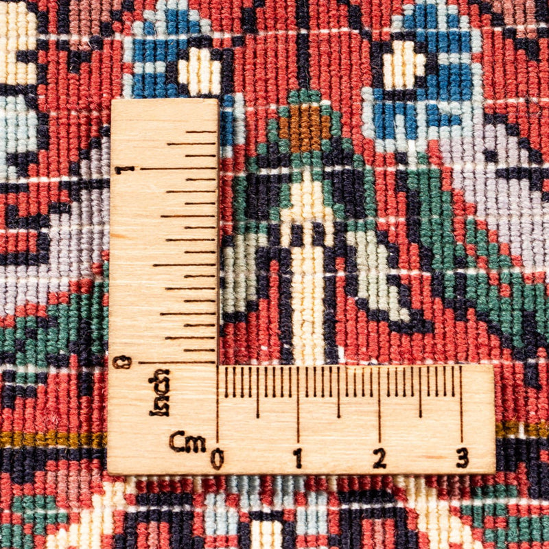 Perský koberec - Bijar čtvercový  - 250 x 248 cm - tmavě modrá