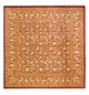 Hedvábný koberec - Ghom Silk - Premium čtvercový  - 200 x 200 cm - zlatá