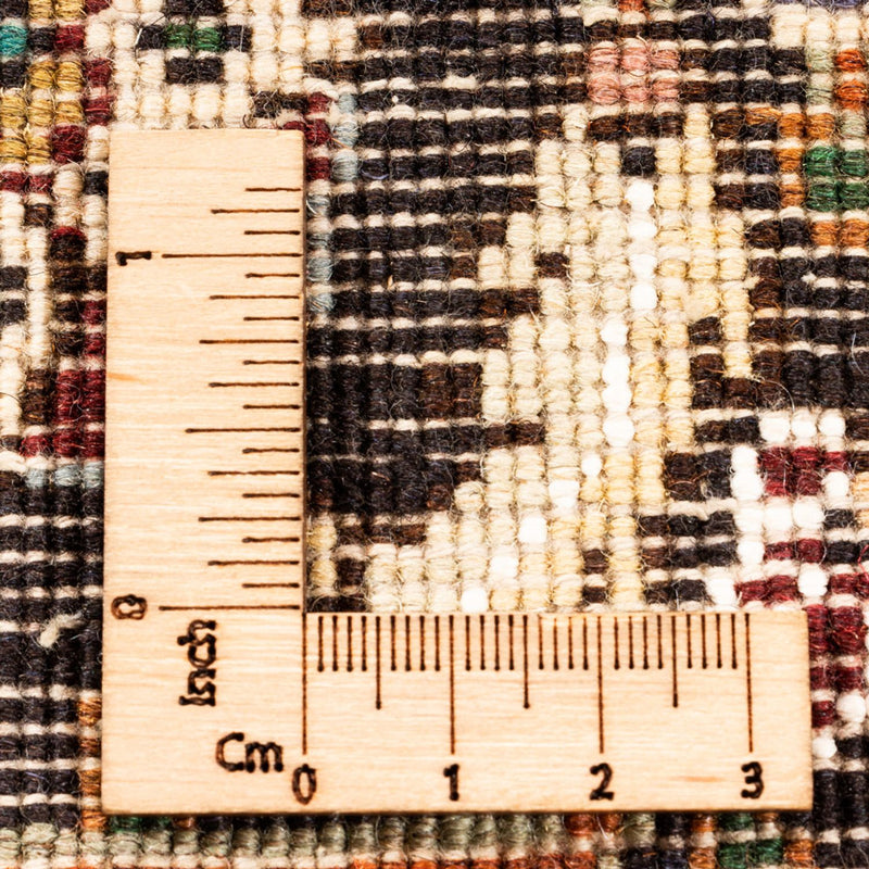 Perský koberec - Tabríz - Královský čtvercový  - 203 x 198 cm - tmavě béžová