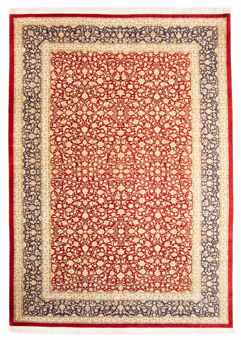 Qom hedvábí Koberec 294x197cm - Perský koberec