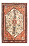 Abadeh Koberec 100x147cm - Perský koberec - Obdélníkový / Béžová / 100 x 147 cm Obdélníkový