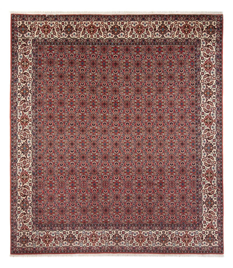 Perský koberec - Bijar - Královský - 296 x 248 cm - tmavě červená