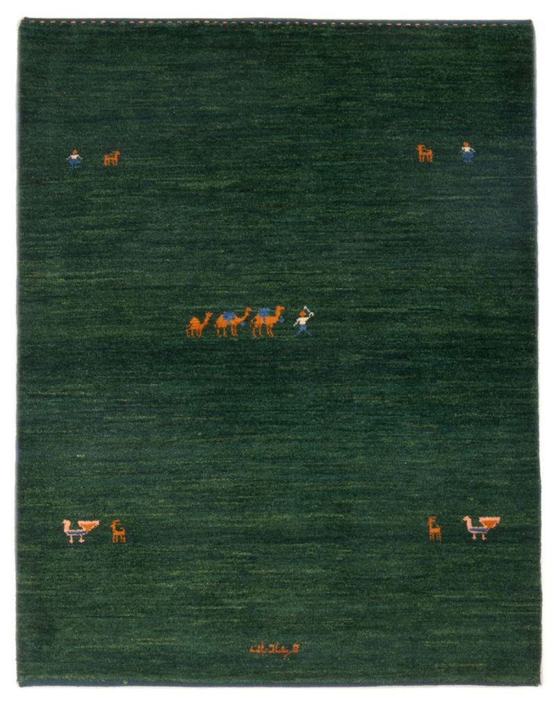 Perský Gabbeh Koberec 104x151cm - Perserteppich Wollteppich