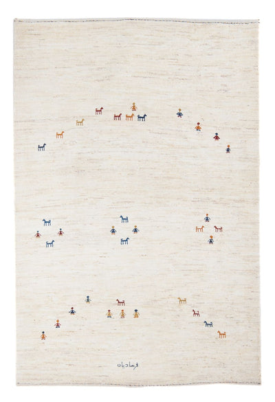 Perský Gabbeh Koberec 126x178cm - Perserteppich Wollteppich