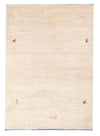 Perský Gabbeh Koberec 100x148cm - Perserteppich Wollteppich - Obdélníkový / Světle béžová / 100 x 148 cm Obdélníkový