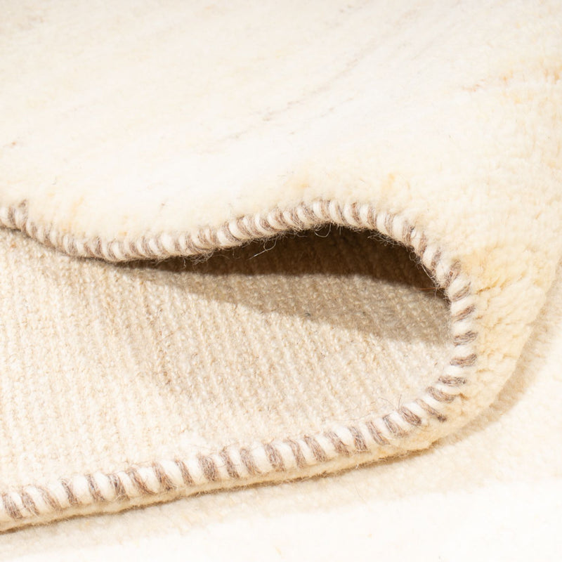 Gabbeh Koberec - Perský - 235 x 171 cm - přírodní bílá