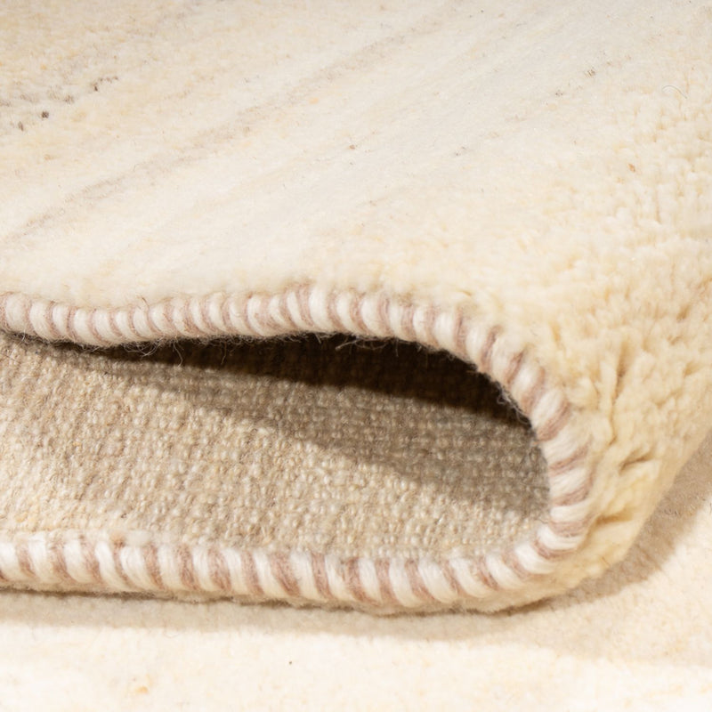 Gabbeh Koberec - Perský - 242 x 182 cm - přírodní bílá