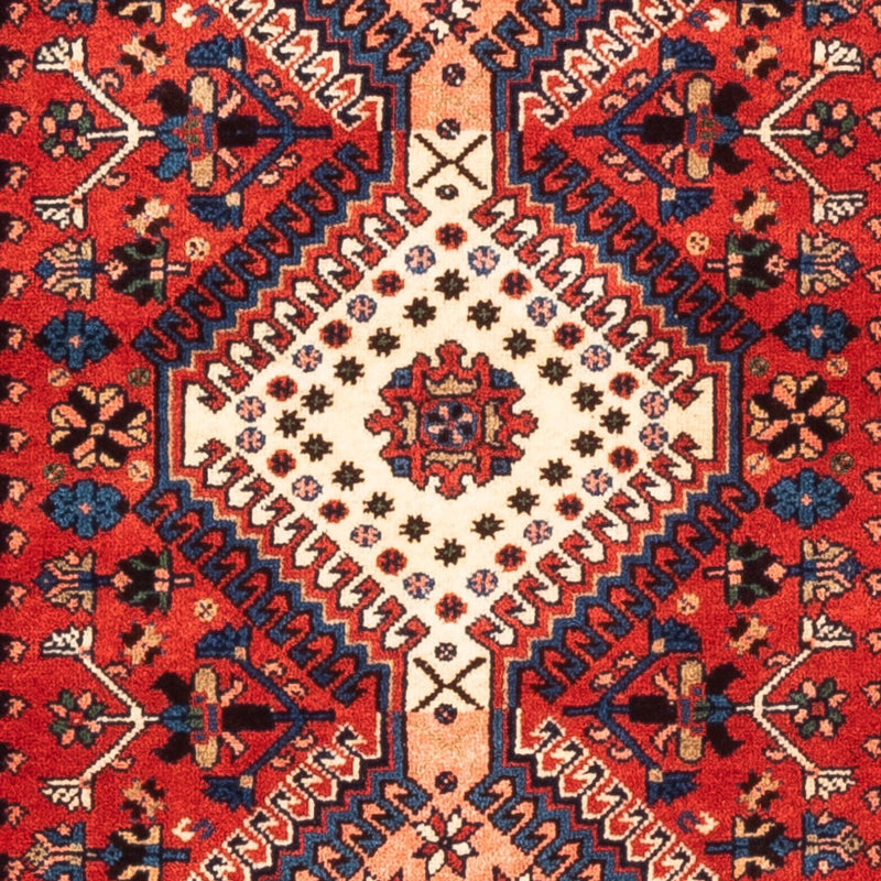 Runner Gabbeh Koberec - Perský - 208 x 78 cm - červená