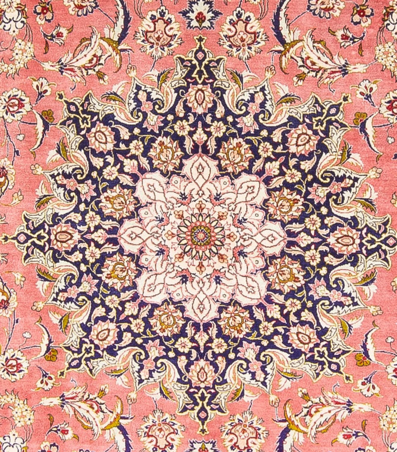 Qom hedvábí Koberec 247x247cm - Perský koberec