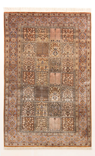 Qom hedvábí Koberec 100x148cm - Perský koberec